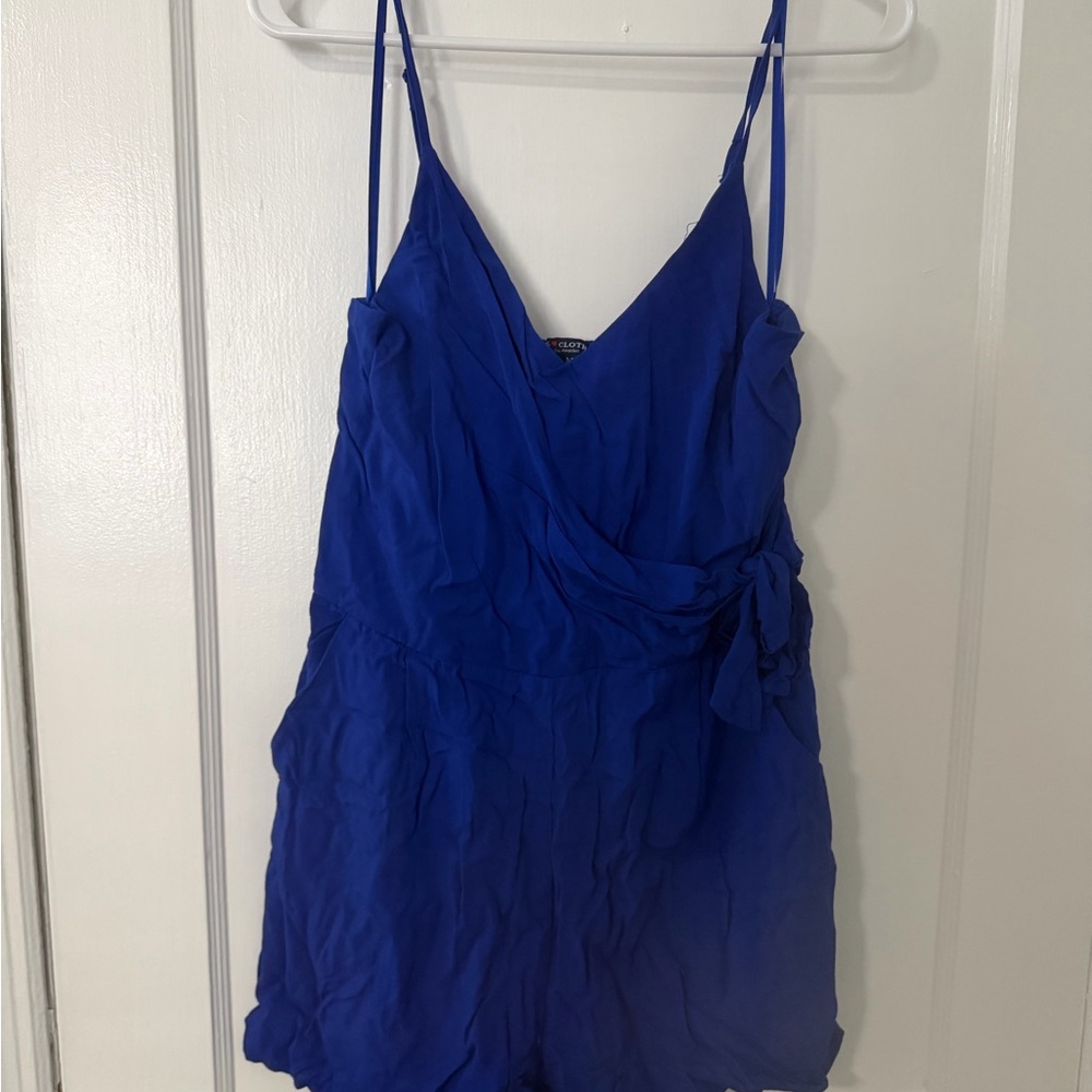 One Clothing Royal Blue Jumpsuit